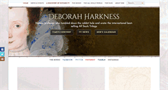 Desktop Screenshot of deborahharkness.com